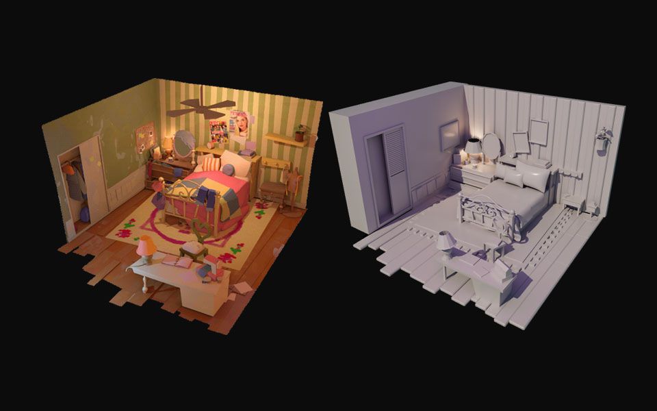 【3dmax室内场景建模】新手入门小场景建模教程,3dmax