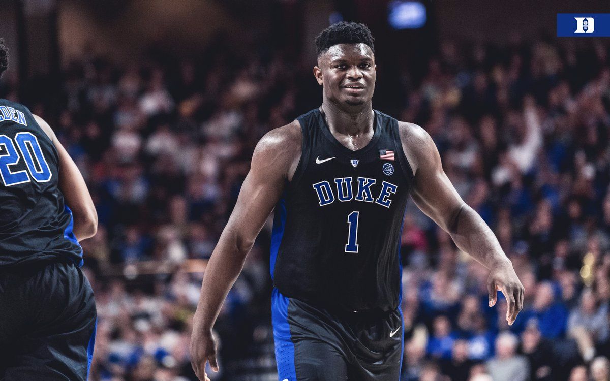 状元大热zion williamson对阵维克森林单场30分10篮板5助攻