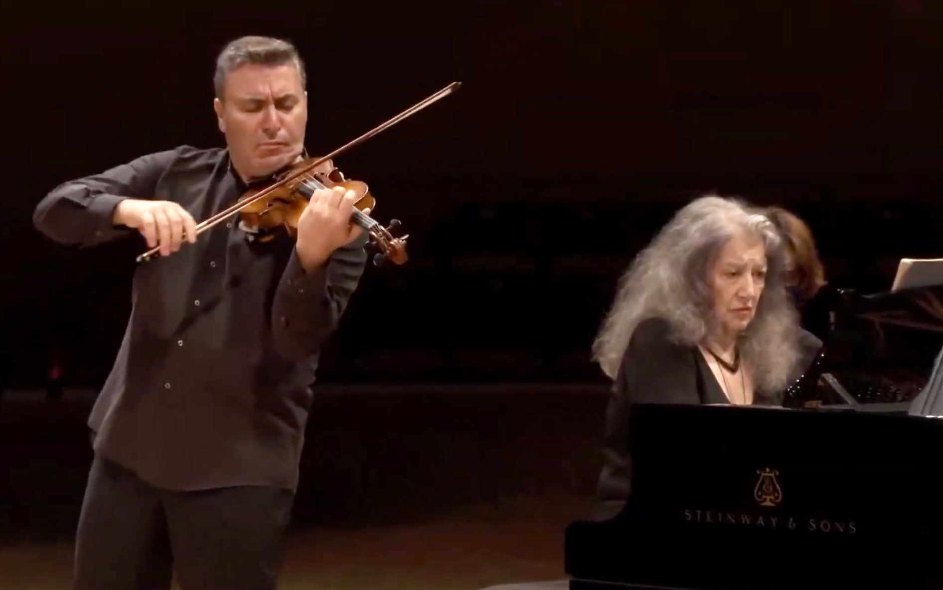 [图]文格洛夫 & 阿格里奇·弗兰克-A大调小提琴奏鸣曲｜Vengerov & Argerich-Franck Sonata A major-Violin·Piano