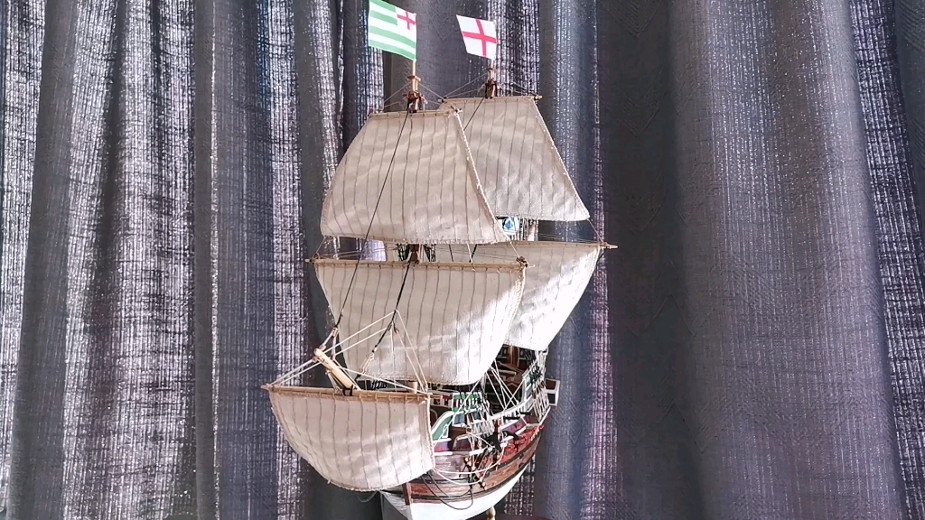 金鹿号帆船模型