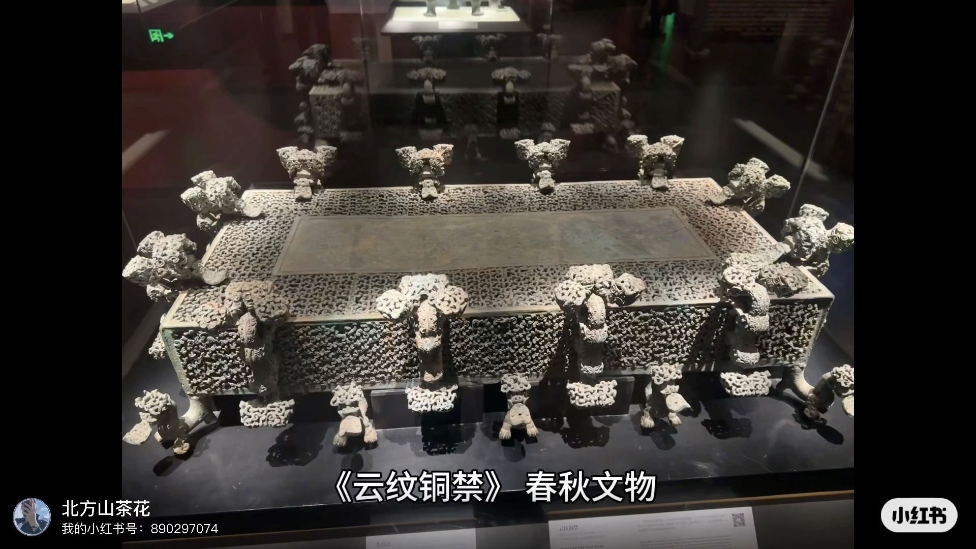 河南博物院镇馆之宝《云纹铜禁》-北方山茶花-北方山茶花-哔哩哔哩