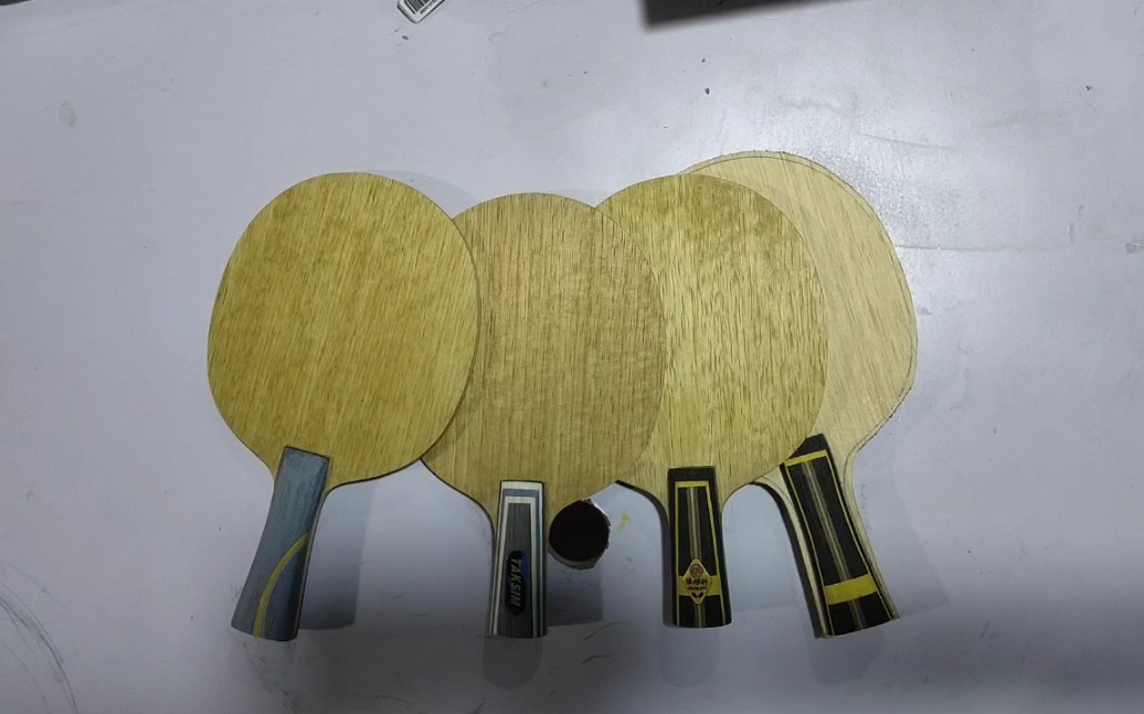 桧木大芯和桐木大芯来pk,爱尚乒乓diy乒乓球底板,乒乓私人订制