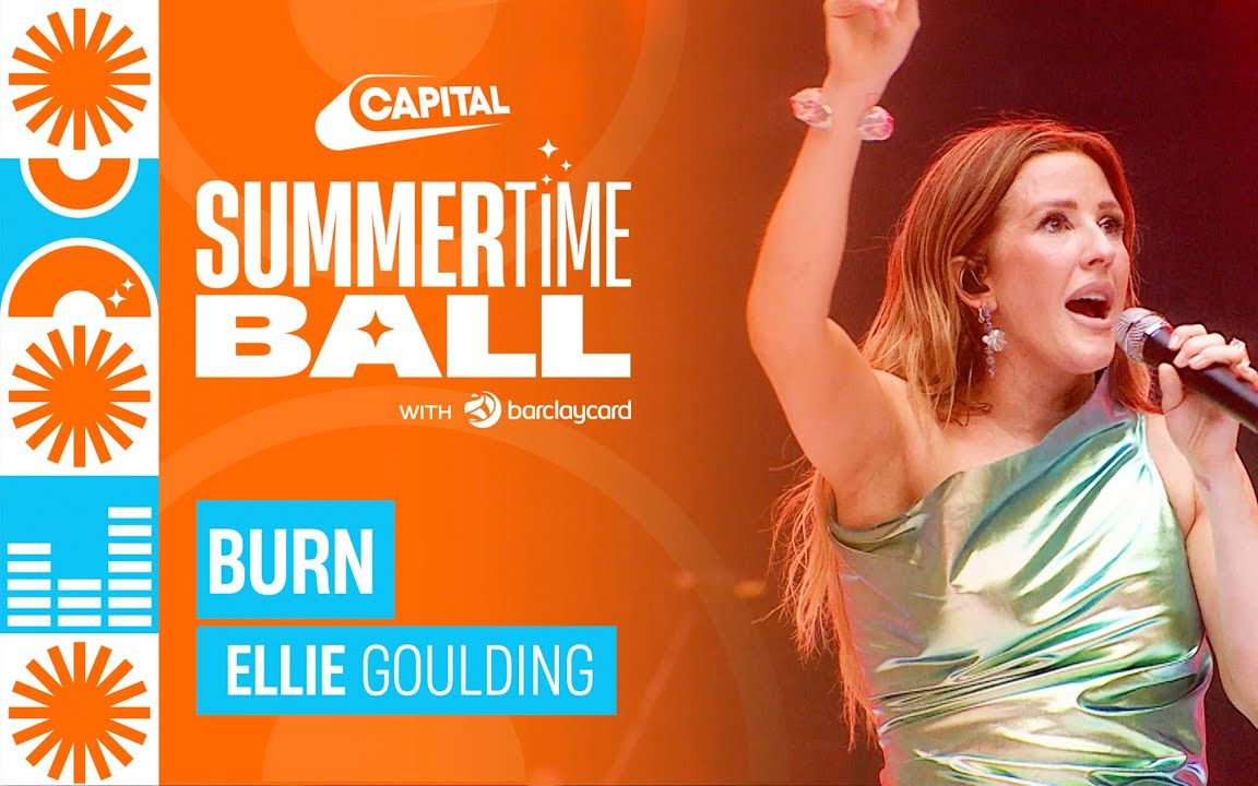 【ellie goulding「burn」live at capital fm summertime ball
