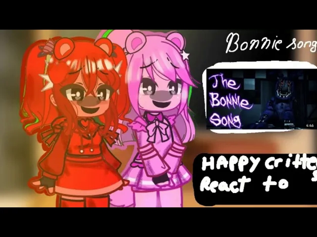 happy critters react to the bonnie song
