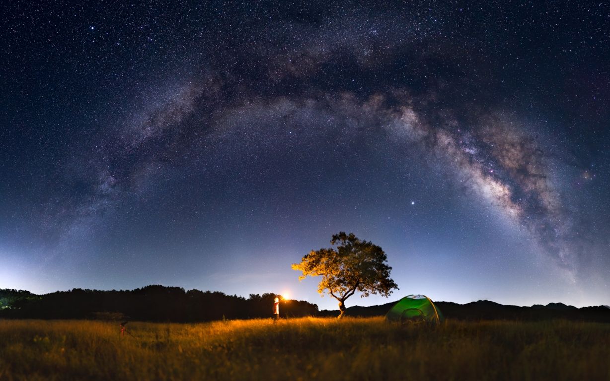 [图]【广西星空】氧都盛夏 与星辰对话 广西防城港市上思县星空延时摄影