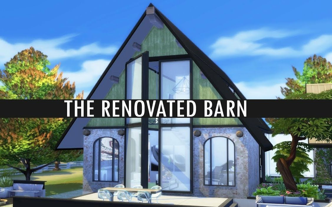 模拟人生4速建搬运|THE RENOVATED BARN by DutchSims4Master哔哩哔哩bilibili