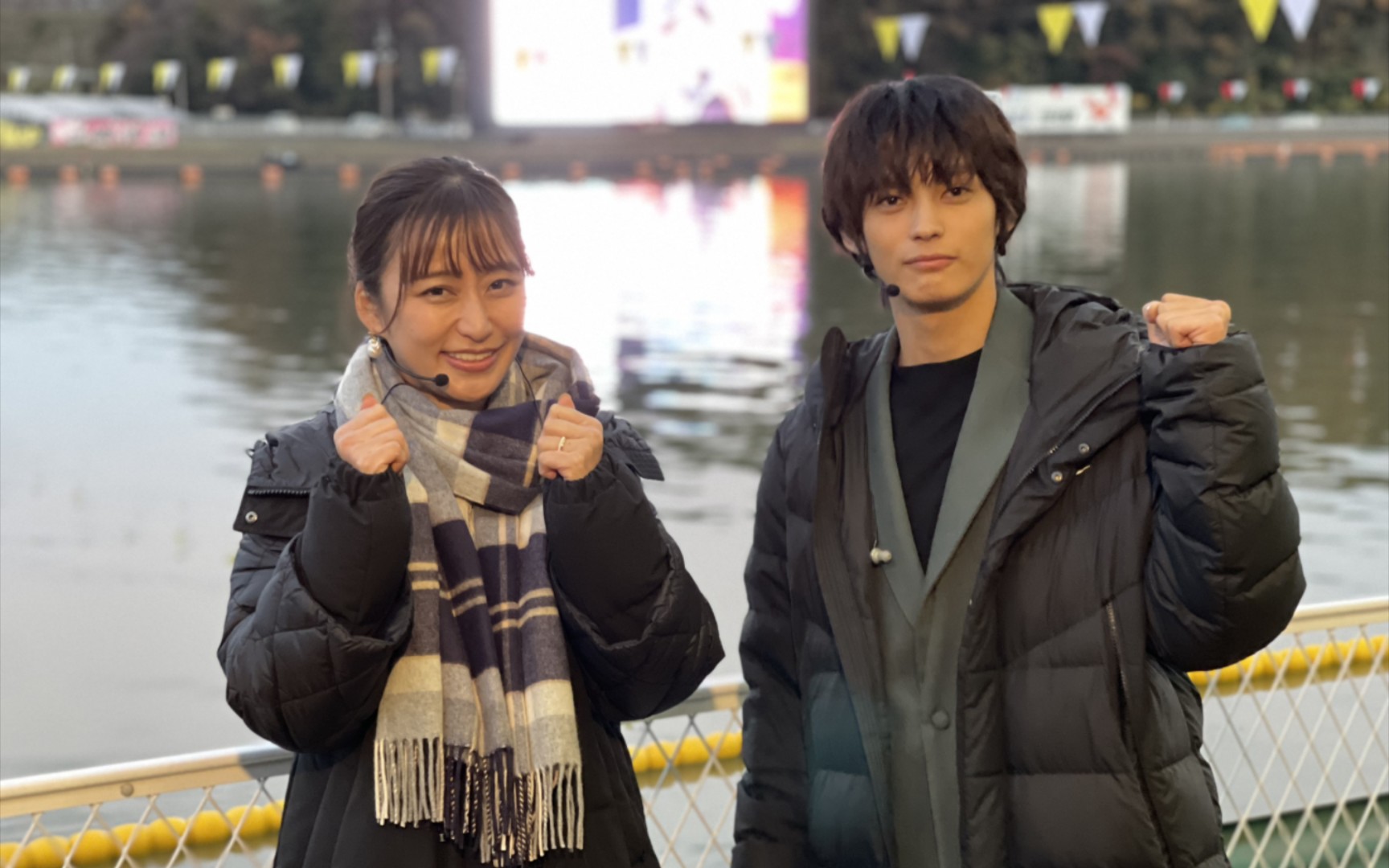 【神尾枫珠】boatrace 三国 户外主持 20231126 cut