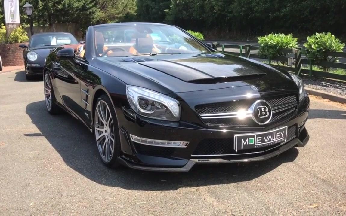 巴博斯敞篷版跑车brabus 800 豪华与速度的完美结合_哔哩哔哩_bili
