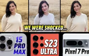 Video herunterladen: 【手机测评】苹果 iPhone 15 Pro vs S23 Ultra vs Pixel 7 Pro- 拍照盲测「 Max Tech 」｜机翻中字