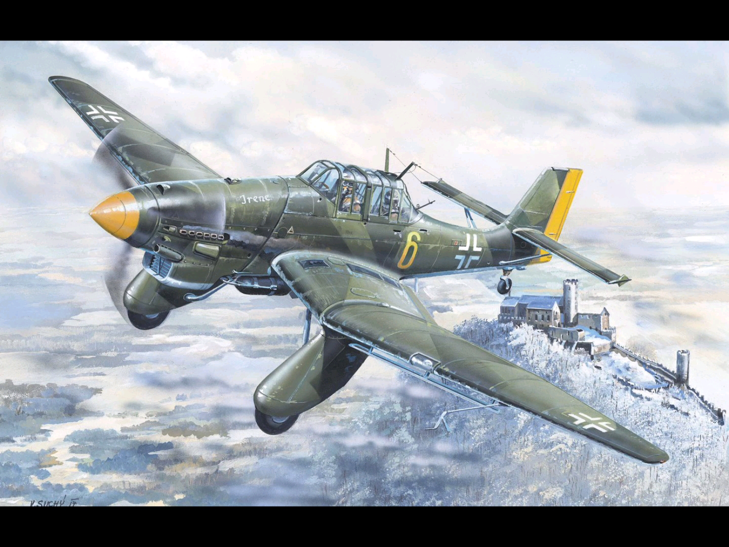 ju-87俯冲轰炸机彩绘收录