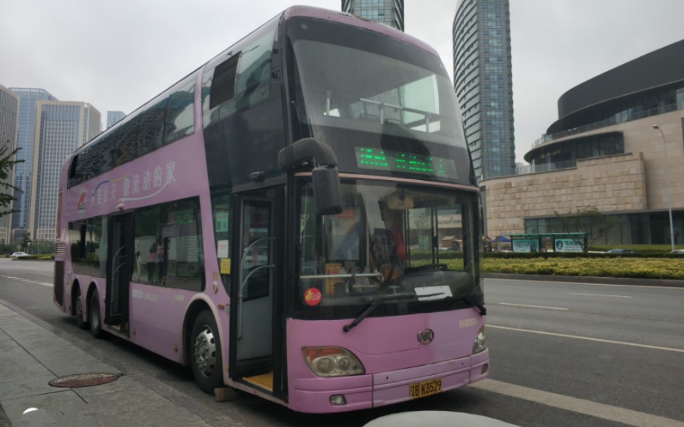 [ 16路最后的双层 ]大连16路双层公交二层前方展望(大连海洋大学