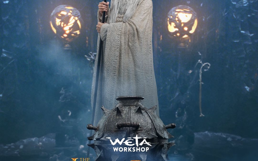 weta workshop:指环王 魔戒系列 - 萨鲁曼 雕像