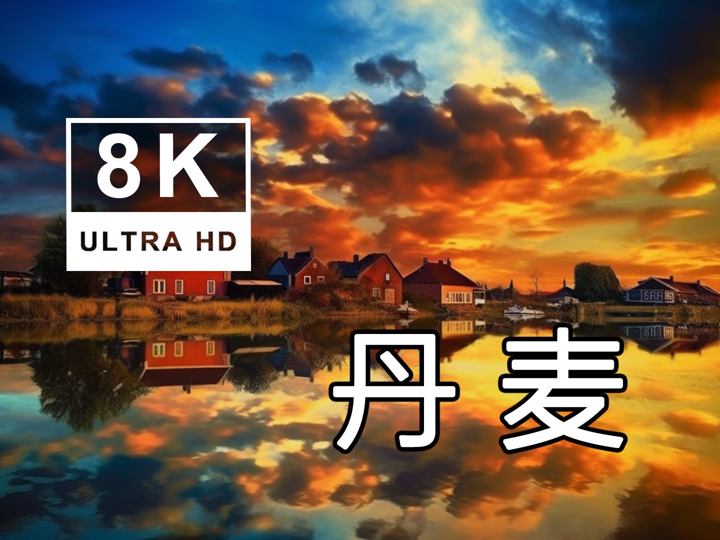 8K超清 丹麦 五彩斑斓的自然画卷哔哩哔哩bilibili