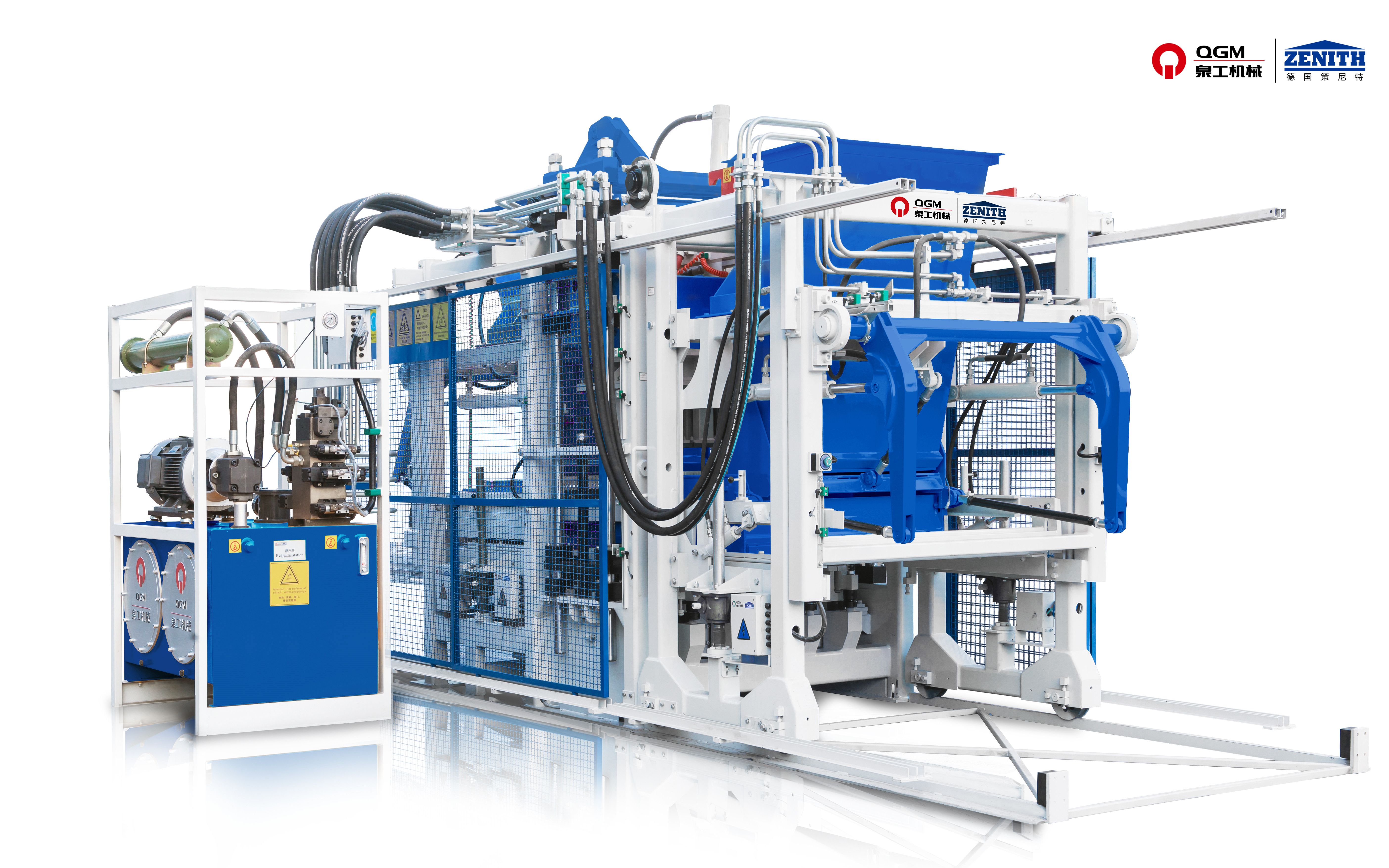 泉工机械|看中国智造加上德国技术,这台混凝土制砖免烧砖机如何?