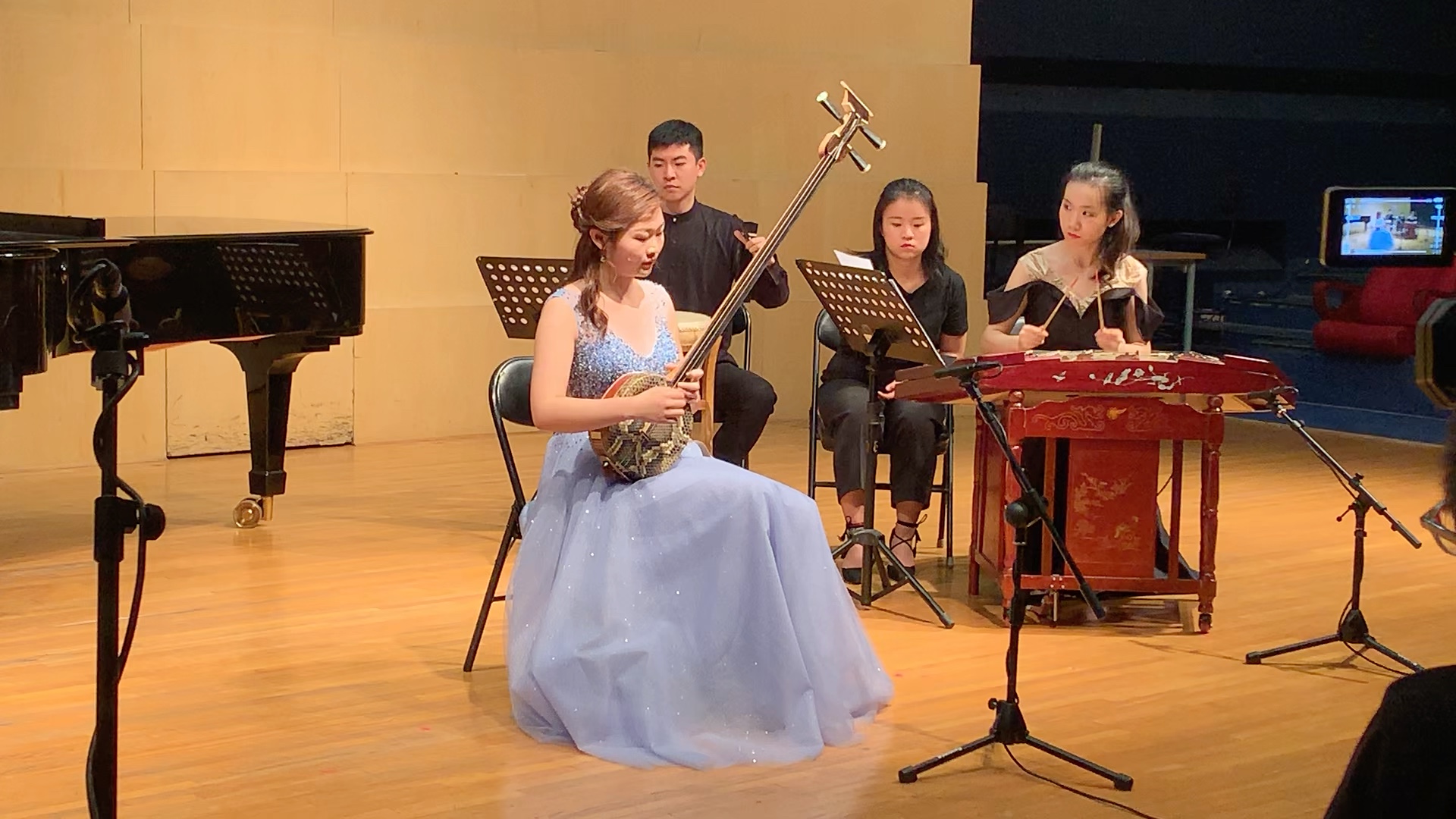 三弦 杨琴的独奏 三弦二品音乐空间杜宇萌老师 来自中央音乐学院