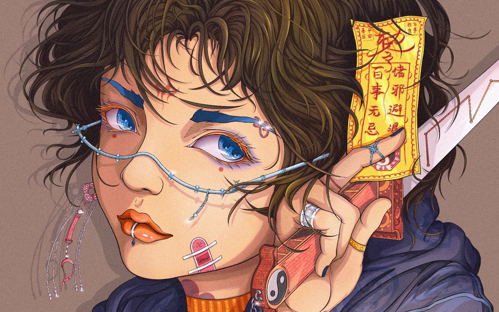 【procreate 绘画】诸 邪 避 退