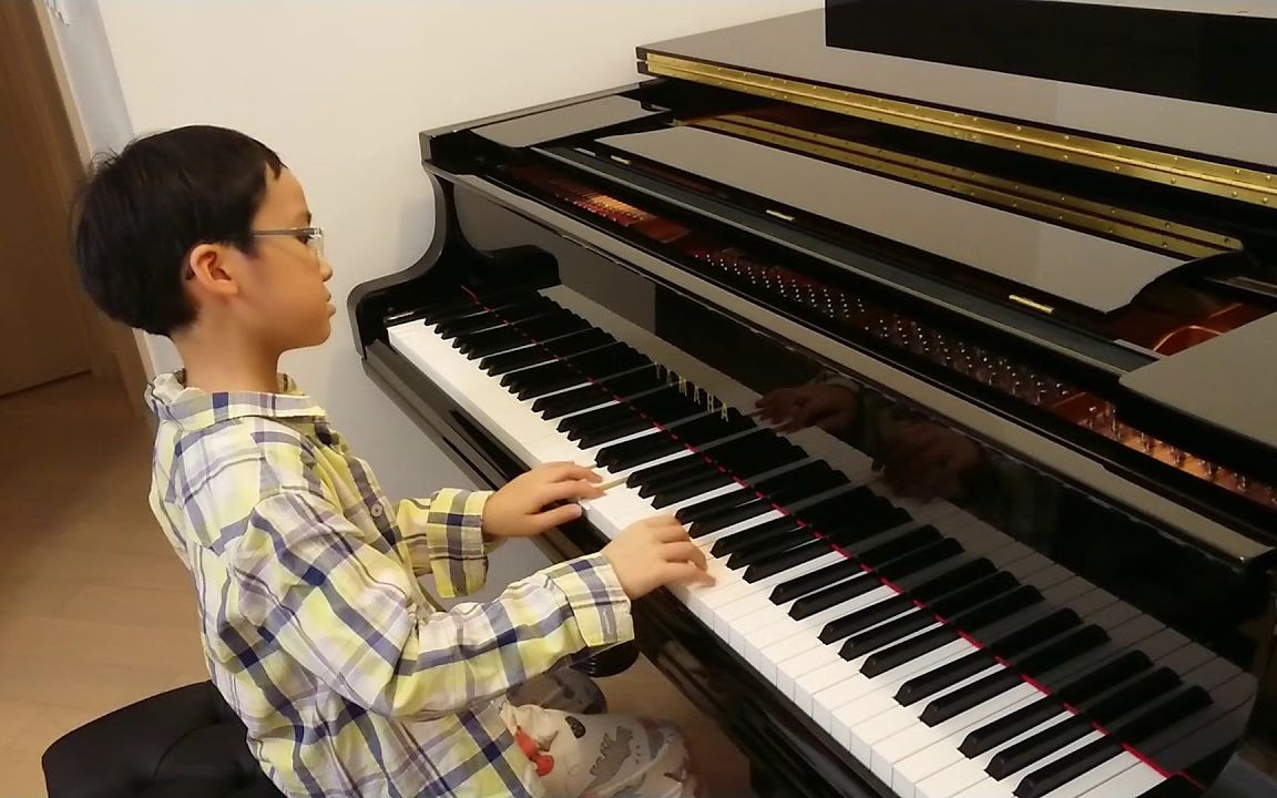 【钢琴】Jonah Ho (age 9)莫扎特  A小调奏鸣曲 K310 第一及第二乐章哔哩哔哩bilibili