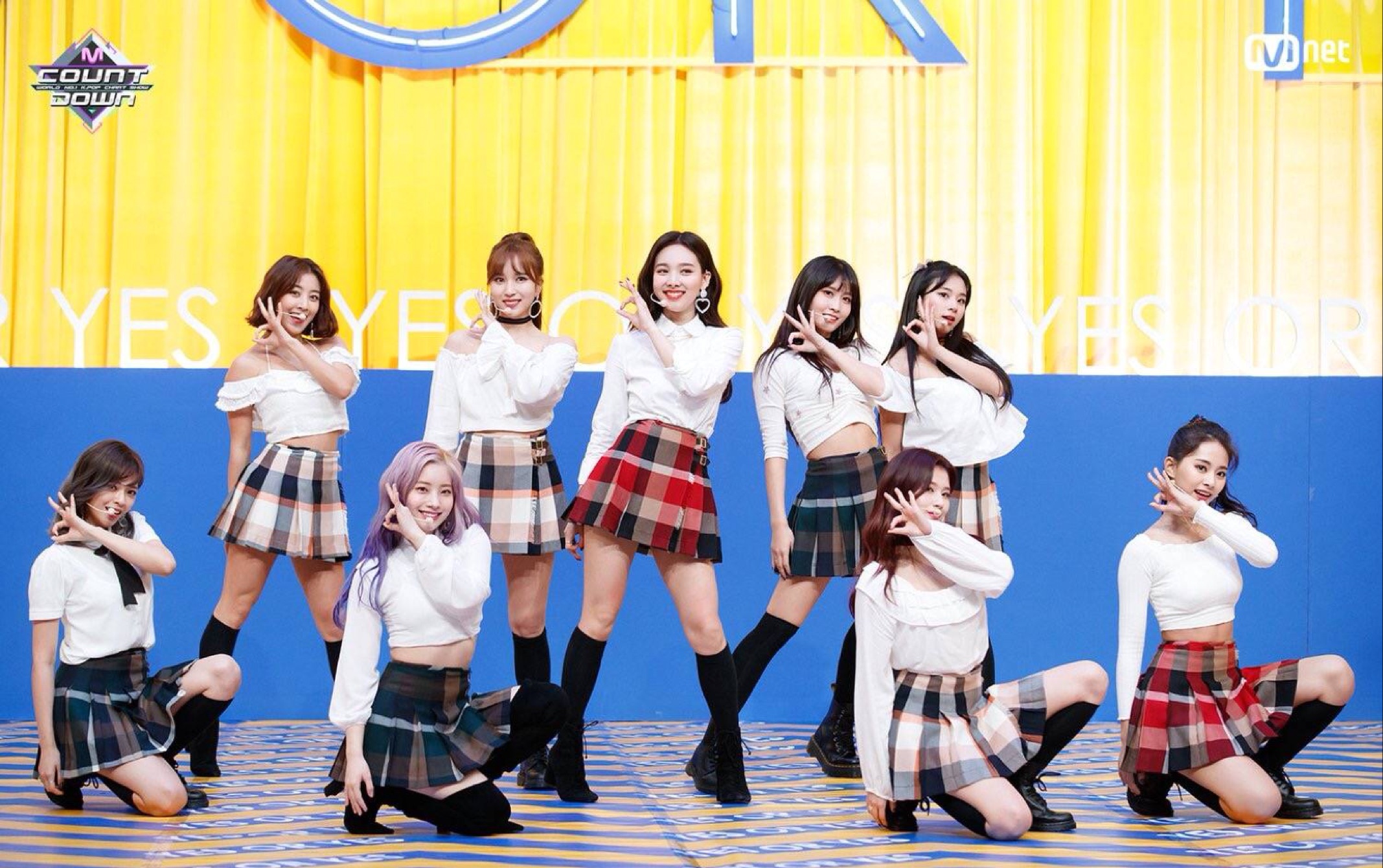 【1080p】twice - yes or yes 打歌现场合集(共16p)