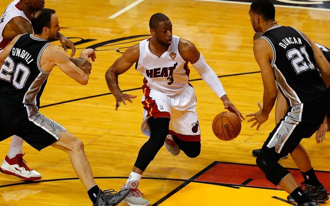 火柴人动画nba——魔鬼的步伐★韦德欧洲步!