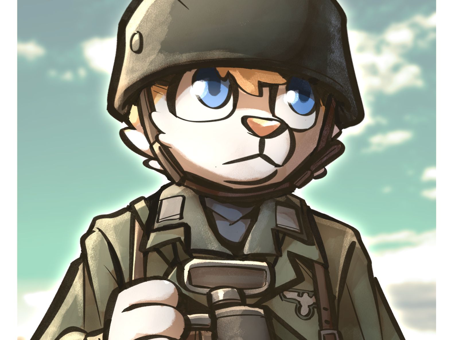 【绘画过程】空降猎兵