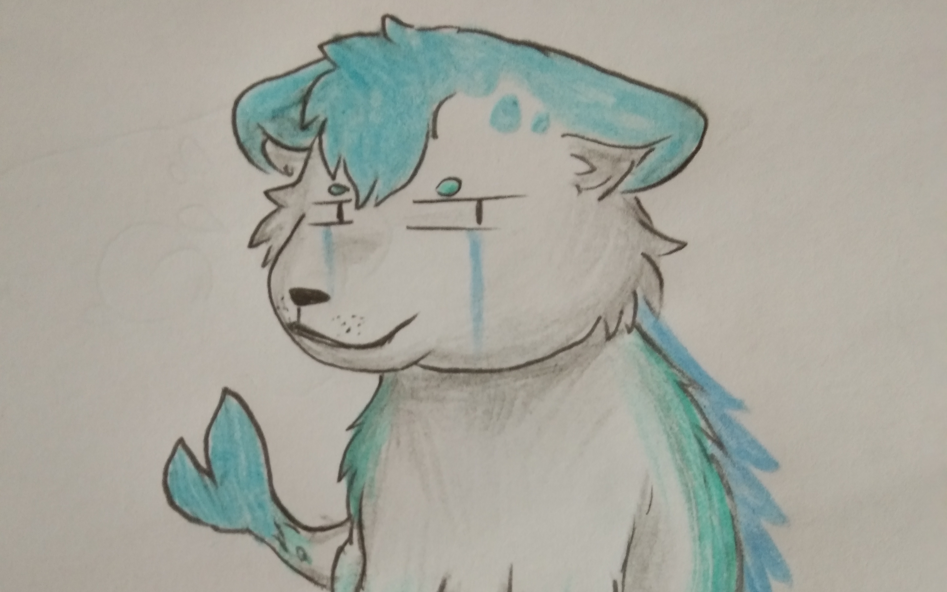 [手绘][兽拟]薄海纸鱼 cheems