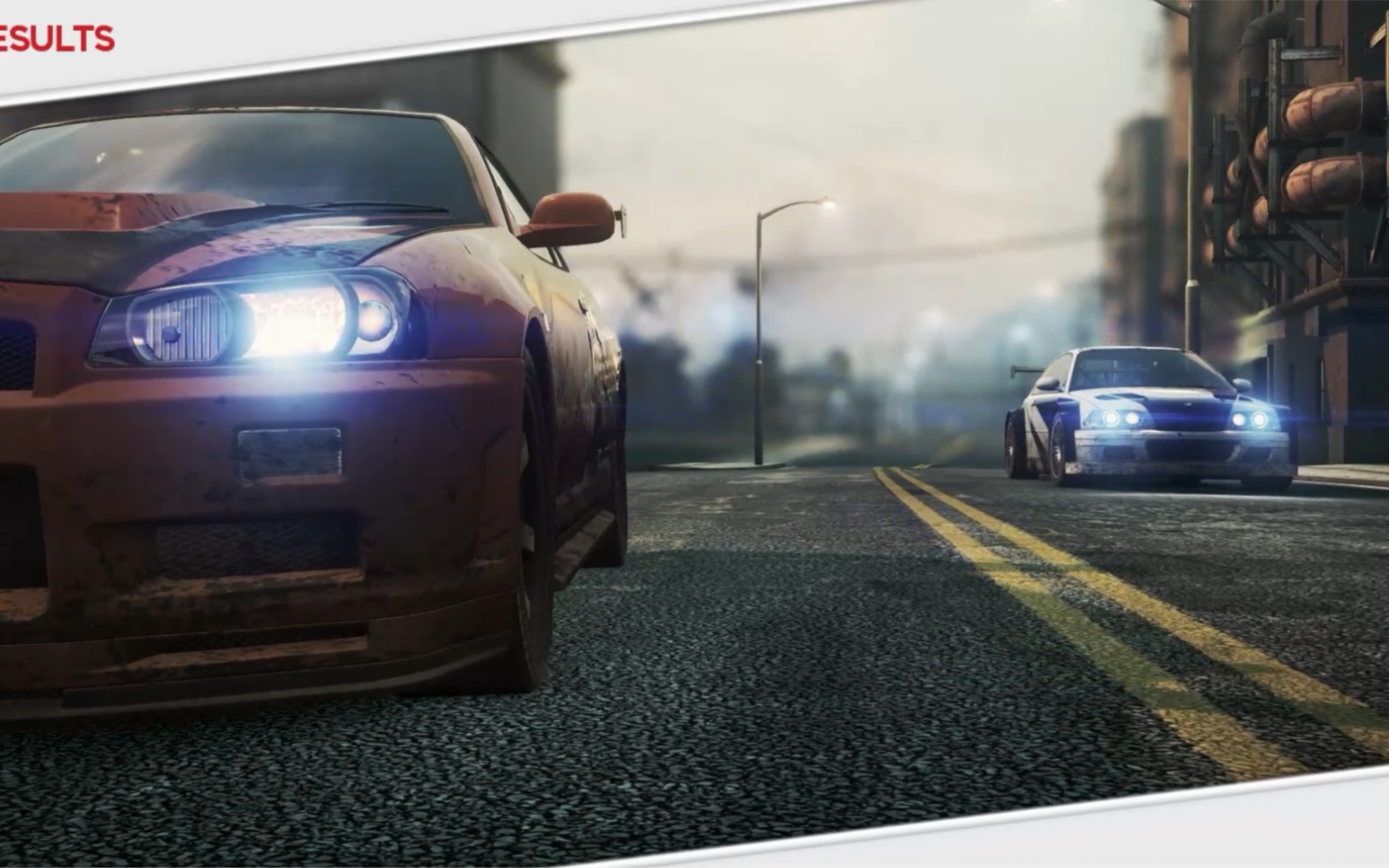 初见origin正版极品飞车7看板车gtrbnr34vs极品飞车9看板车m3gtr