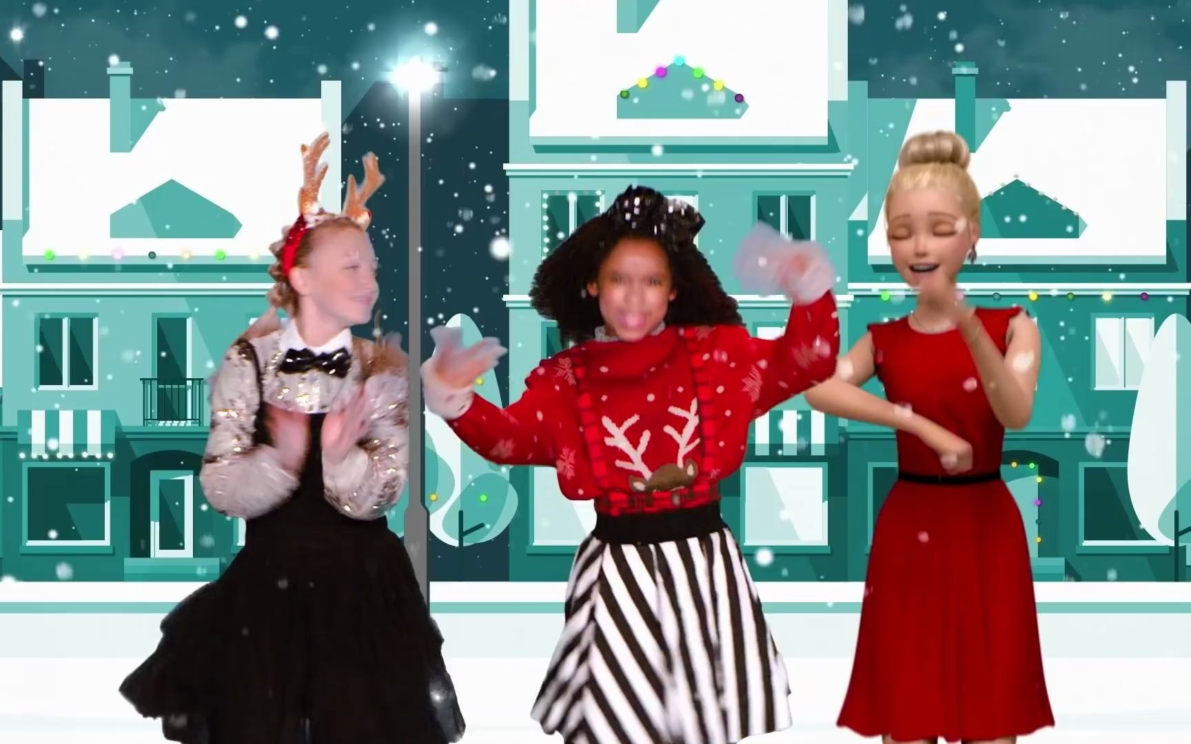 [图]英文儿歌: 闪亮的圣诞节 Deck The Halls by KIDZ BOP + Barbie