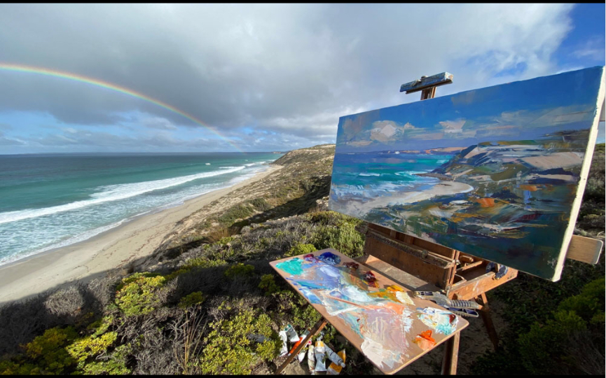 【 油画风景 】高纯度色彩用的太大胆了