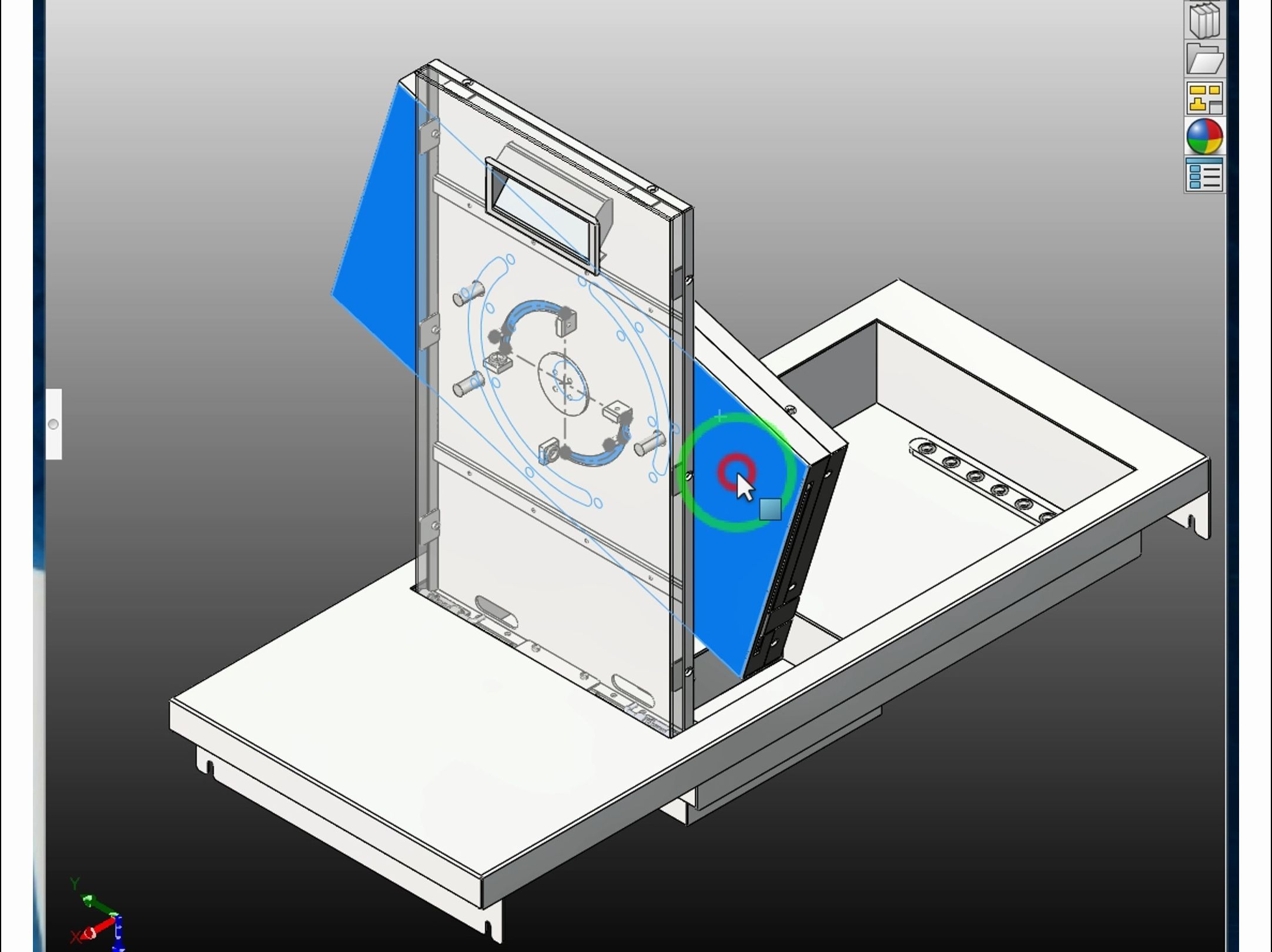 SolidWorks中带转动角度范围的装配体配合实例哔哩哔哩bilibili