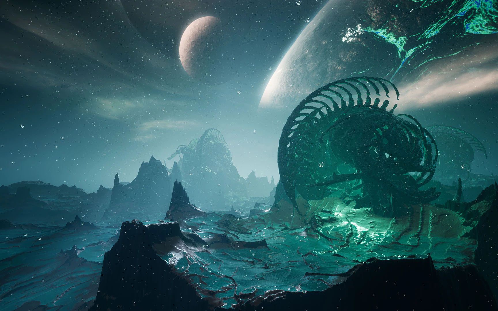 【ue虚幻资源】unreal engine-外星科幻地形环境