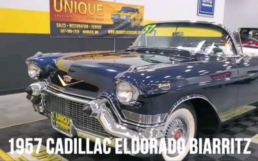 [图]经典老式轿车 1957凯迪拉克eldorado Biarritz 售价$225,000