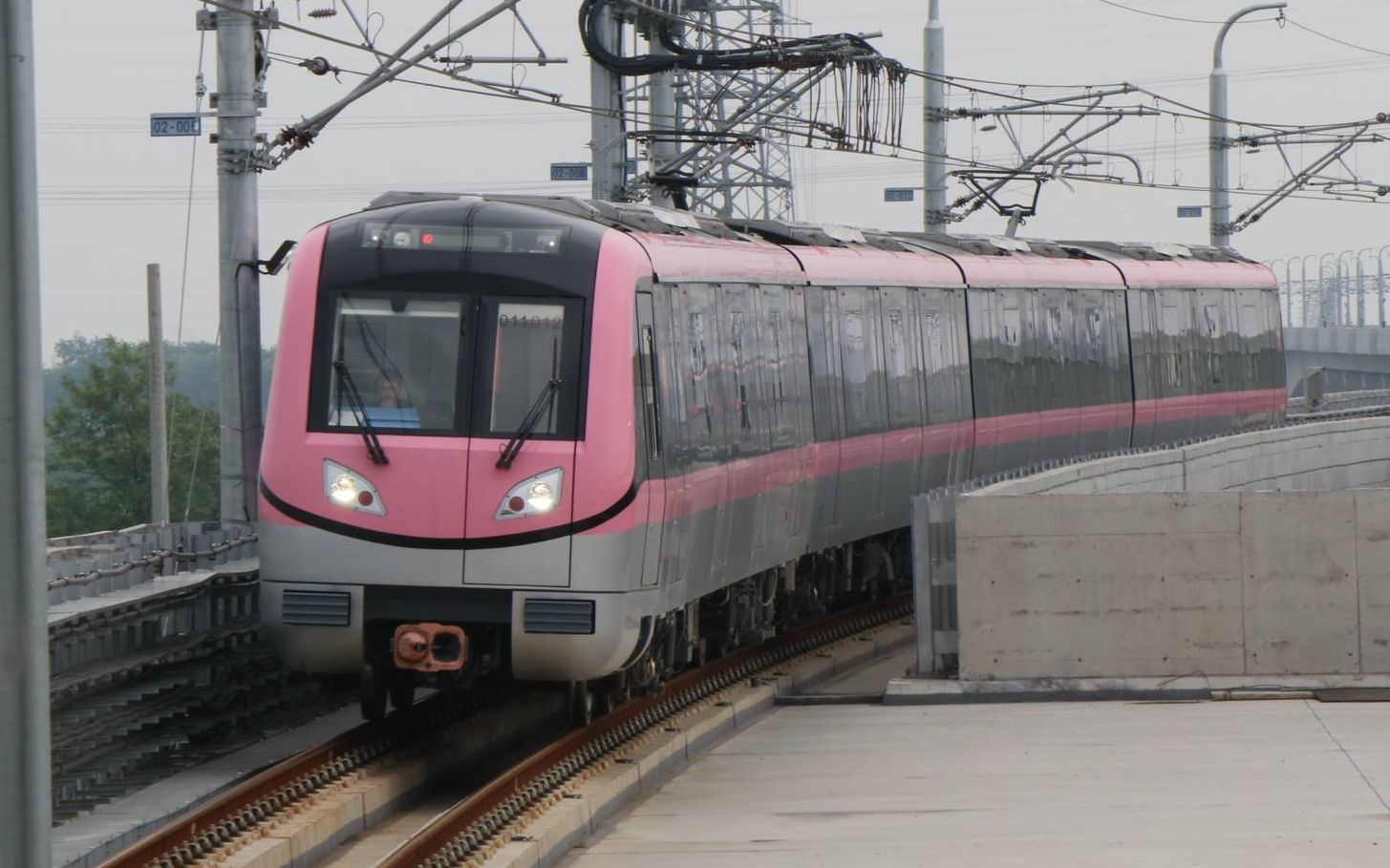 【南京地铁】南京地铁s7宁溧线 溧水-空港新城江宁 高架区间第一视角