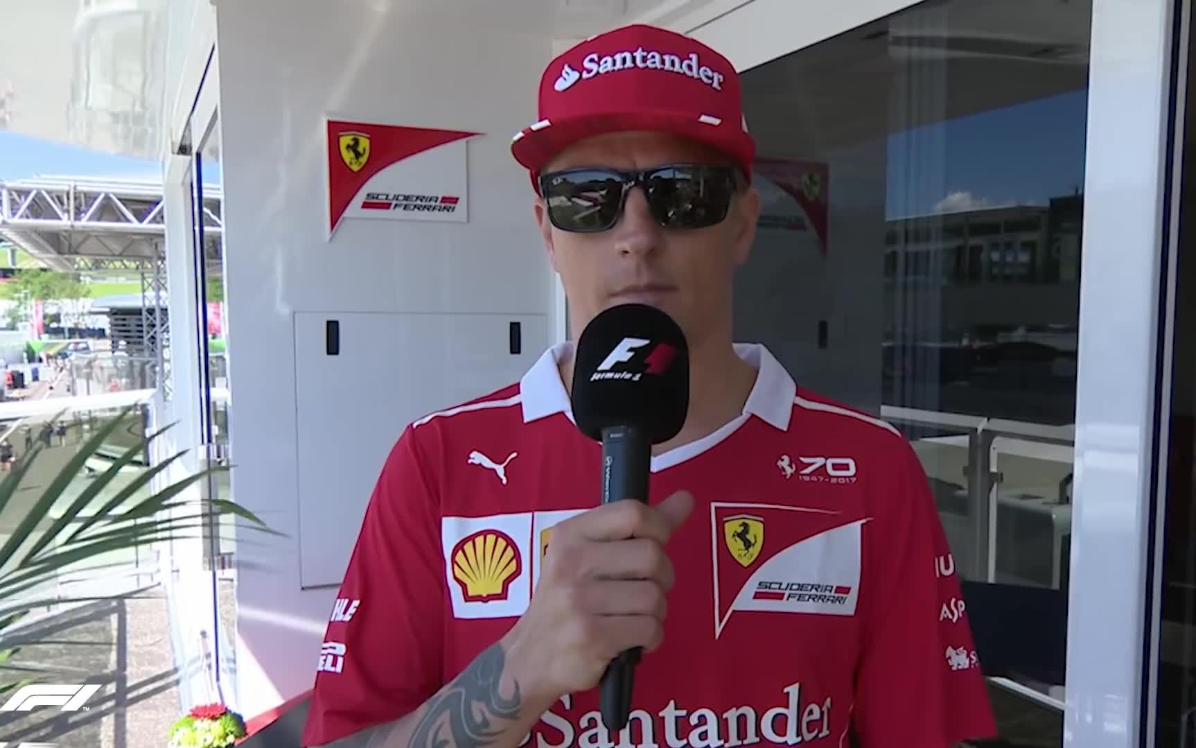 kimi在法拉利时期的搞笑时刻