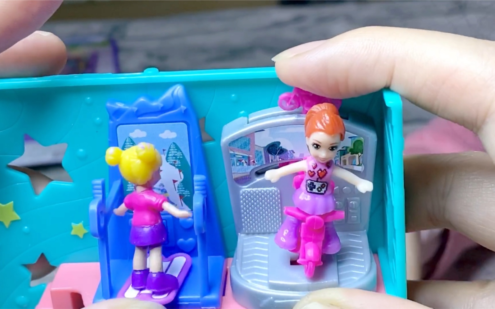 pollypocket 迷你波莉 小不点能量 游戏厅场景宝盒玩具