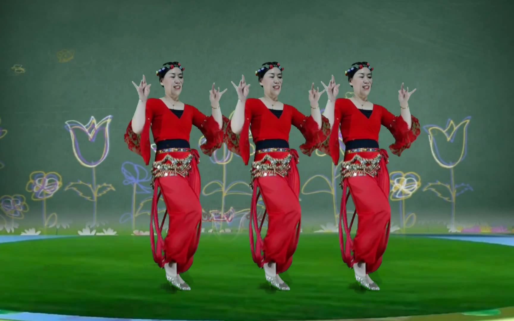 杨丽萍广场舞印度风情图片