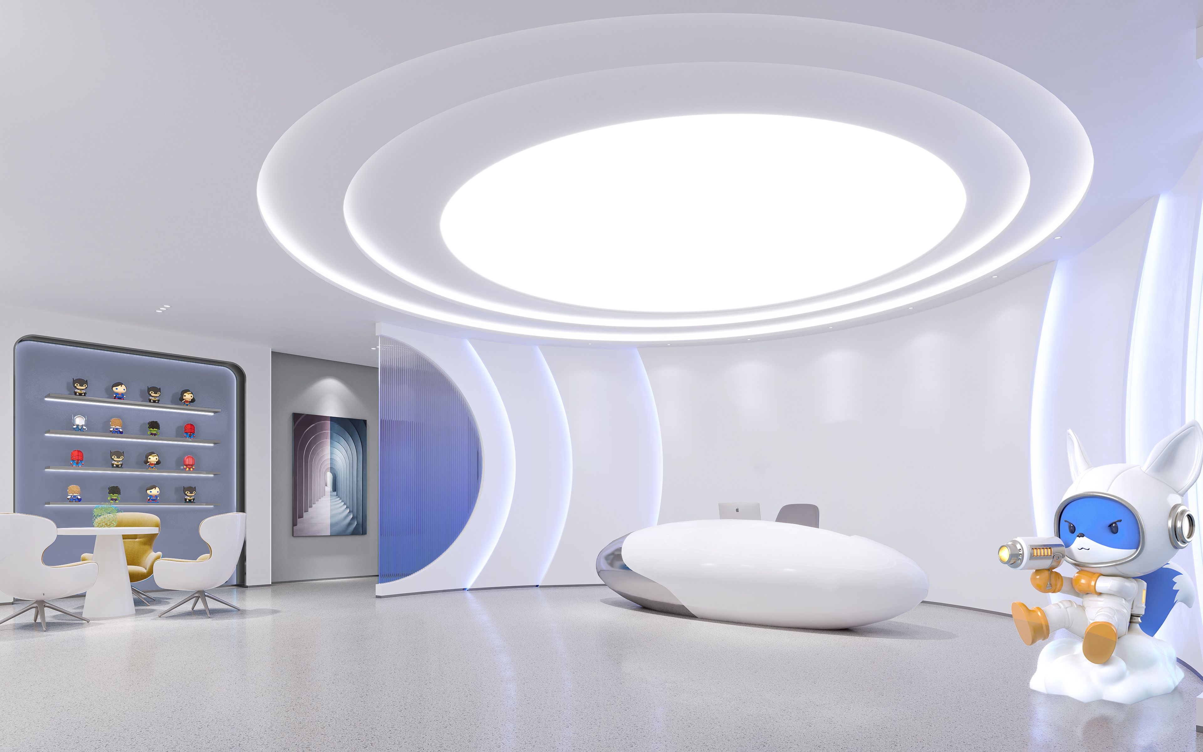 娱乐休闲,轻松玩转-游戏公司办公室装修设计