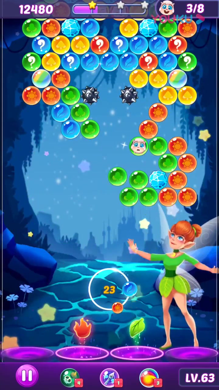 ios泡泡精灵传奇第63关超清31662