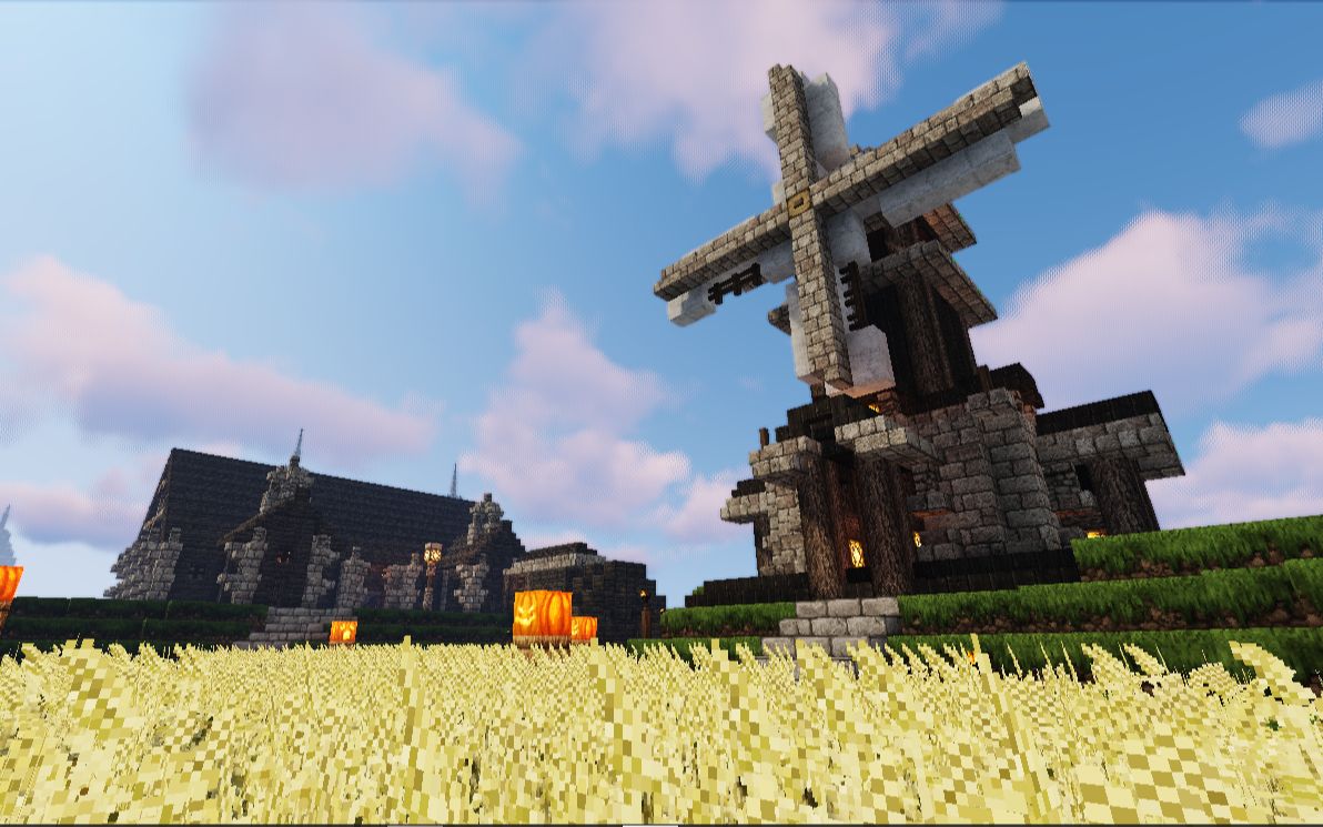 【minecraft】从零开始建一个中世纪小镇-11农场_哔哩哔哩 (゜-゜)つ