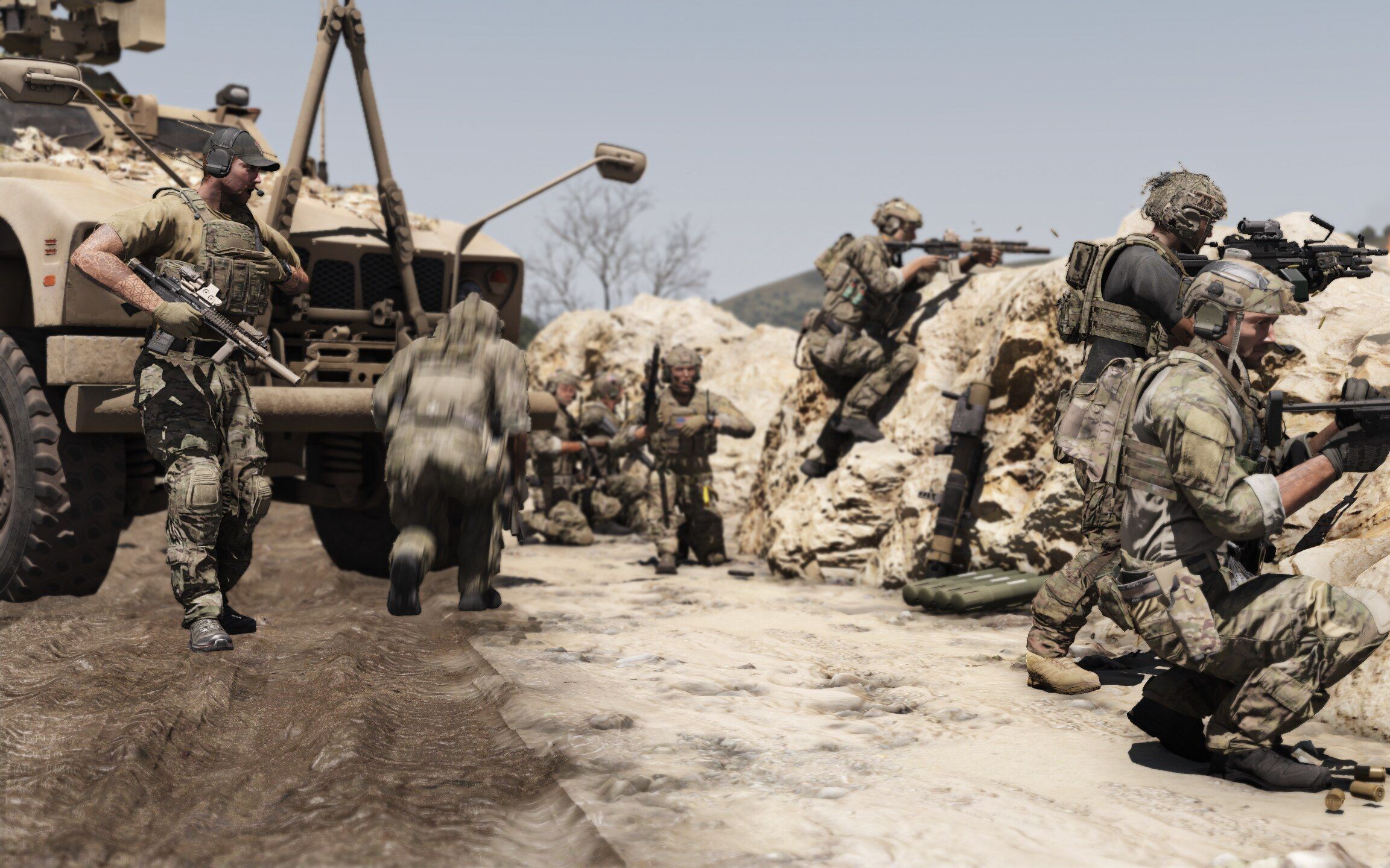 武装突袭3美军特战营救友军遇袭车队