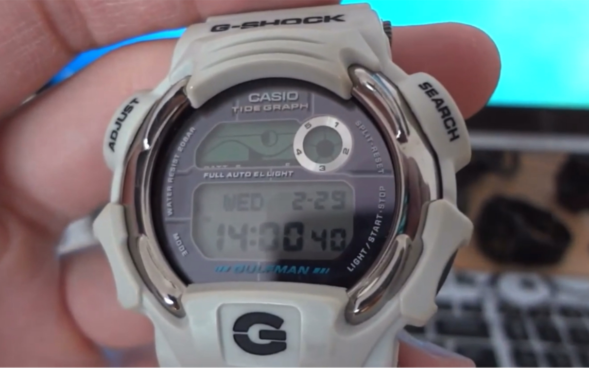 卡西欧gshock白湾人dw9700lg8jr上手展示