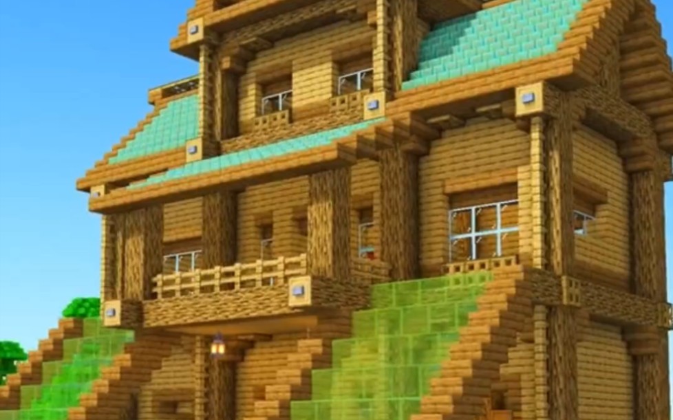 我的世界:如何打造新手别墅?