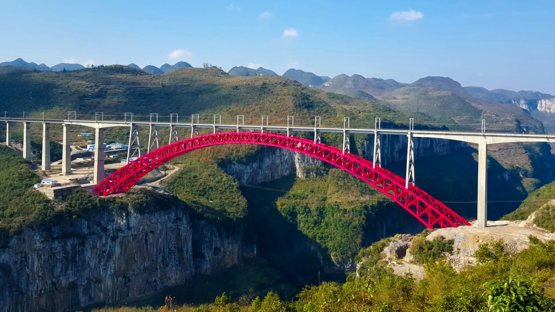 林织铁路纳界河特大桥_哔哩哔哩 (゜-゜)つロ 干杯~-bilibili