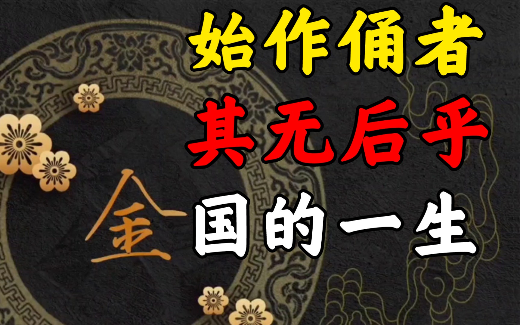 【朝代杂谈】“镔铁亦坏,唯金不坏”聊一聊金国的一生哔哩哔哩bilibili