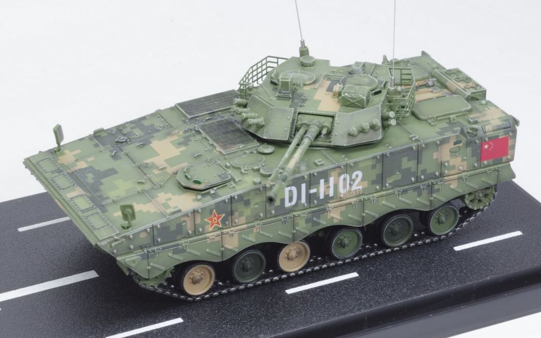 20200222unistar成品172中国人民解放军zbd04a步兵战车数码迷彩