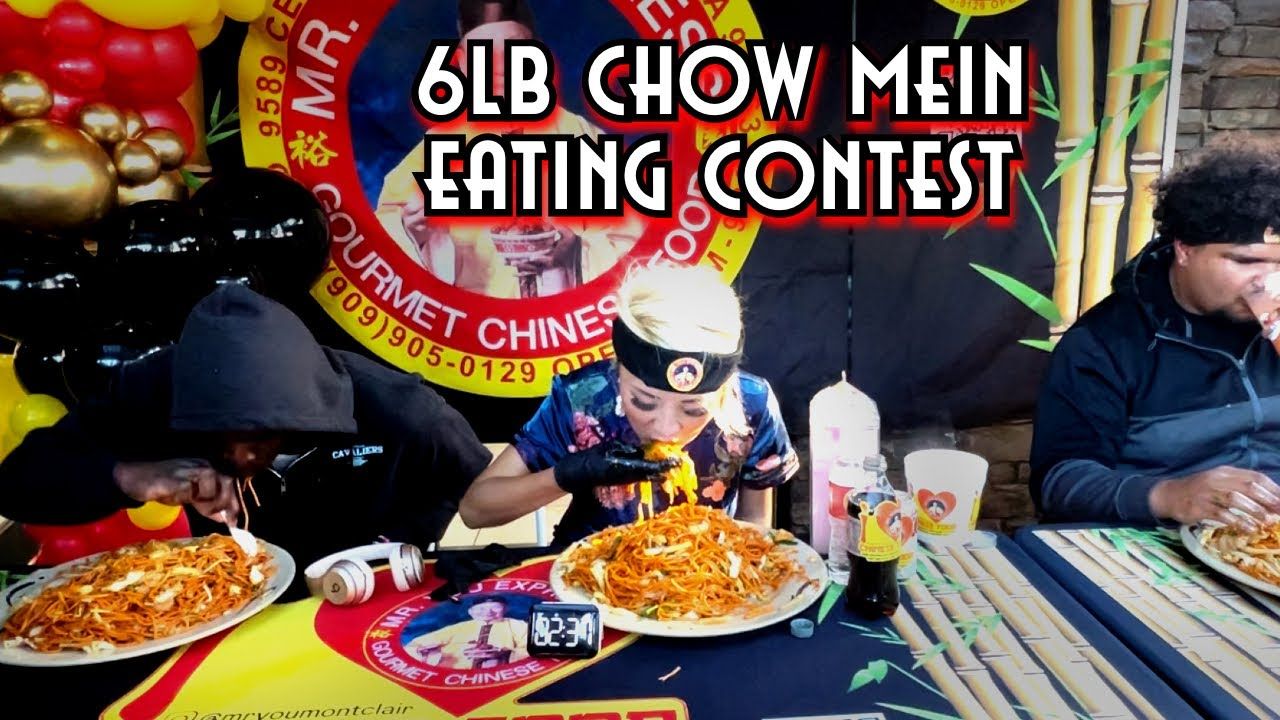 油管女大胃王在加利福尼亚州蒙特克莱尔的mr.