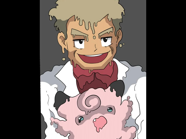 和可宝梦融合后变成了女孩子的大木博士