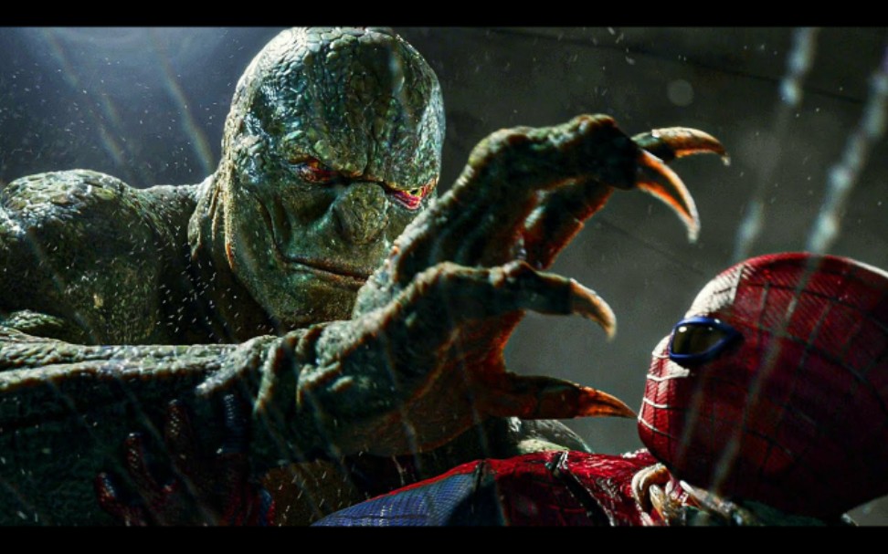 蜘蛛侠vs蜥蜴博士 - 下水道巢穴战斗场景 | 超凡蜘蛛侠(2012)电影clip