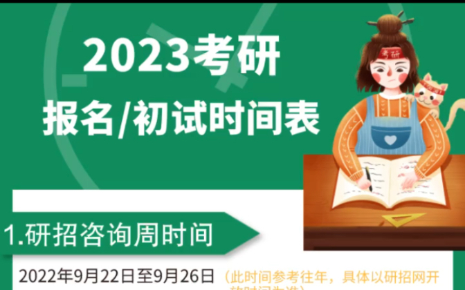 2023考研报名、初试时间表出炉!应往届生报考点选择攻略,选错无法参加初试!哔哩哔哩bilibili