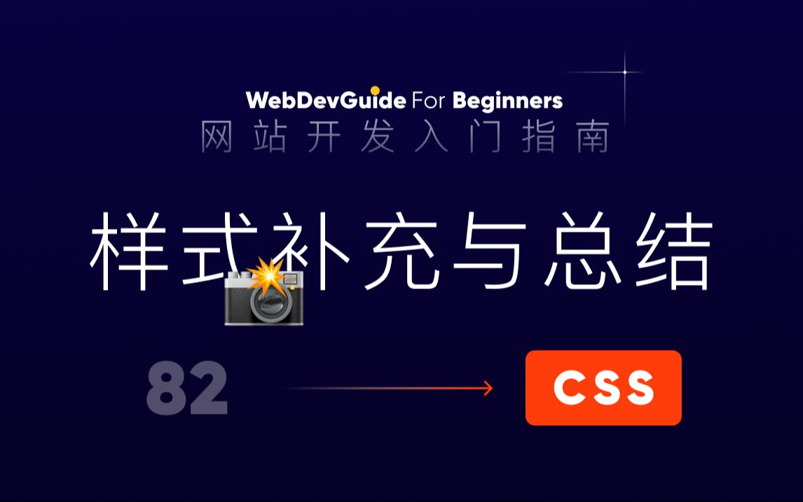 [网站开发入门指南82] 样式部分总算是完结了 outline liststyle| html css 零基础入门教程哔哩哔哩bilibili