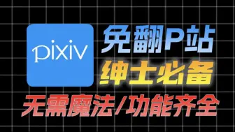 下载视频: 【P站】pixiv超吊炸天! 免翻上P站的最强平替神器，支持热门图片及排行榜一键搜索！小说/漫画/插画都有